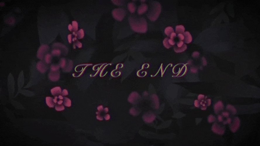 The End Flowers GIF