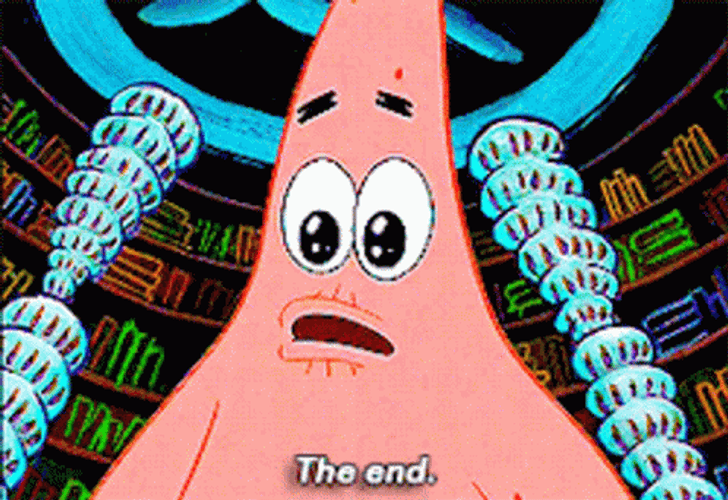 The End Patrick Star GIF