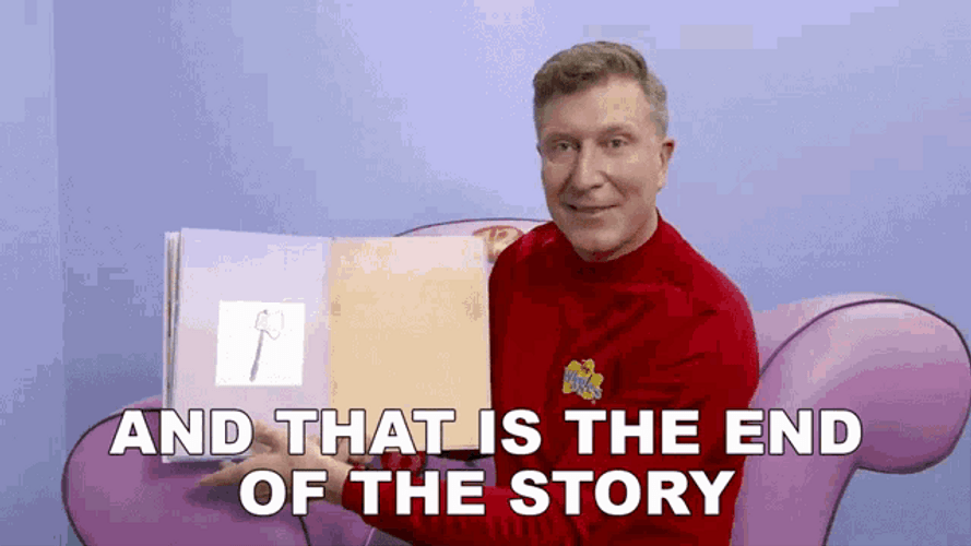 The End Simon Wiggle GIF