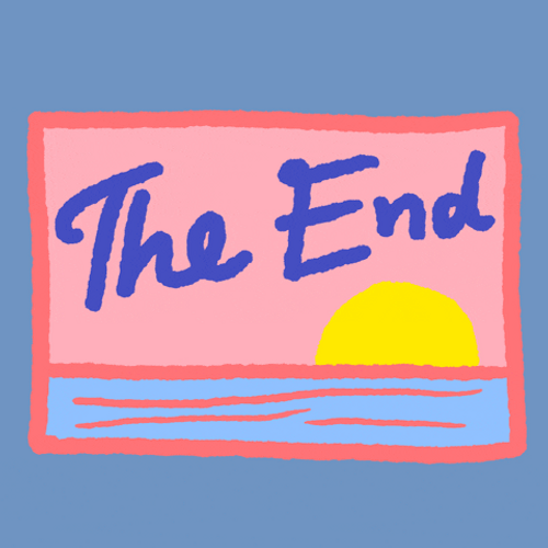 The End Sunset GIF