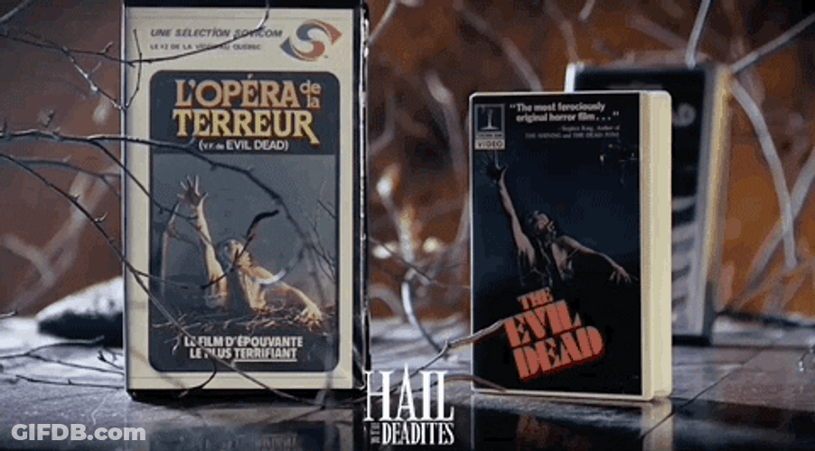 The Evil Dead Books GIF