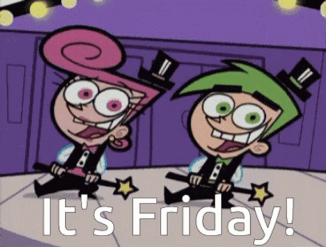 The Fairly OddParents Happy On Friday Night GIF