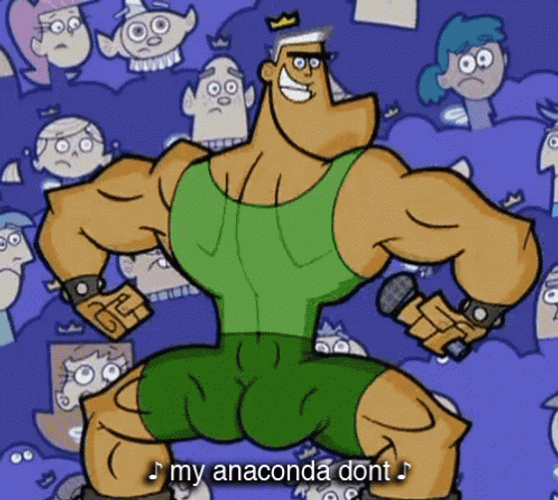 The Fairly OddParents Showing Off The Butt GIF