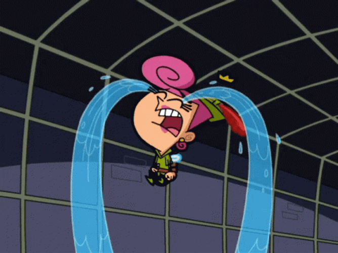 The Fairly Oddparents Wanda Crying Alone GIF