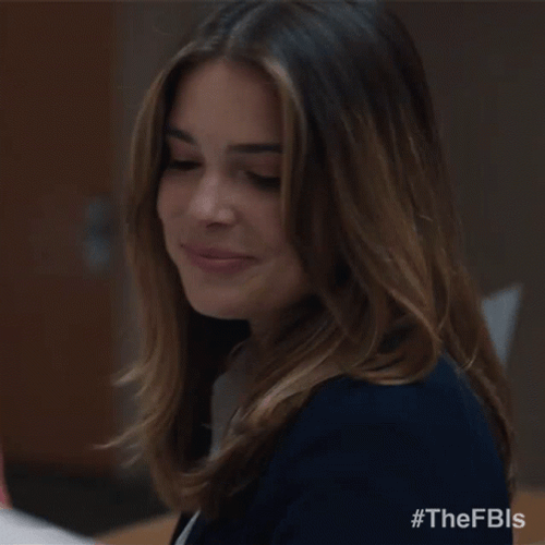 The FBI's Callie Martin Taking Call Customer Service GIF