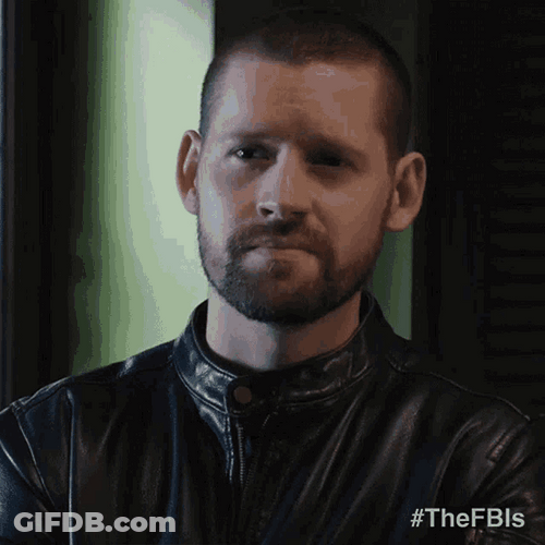 The FBI Scott Forrester As Luke Kleintank Shaking My Head Reaction GIF