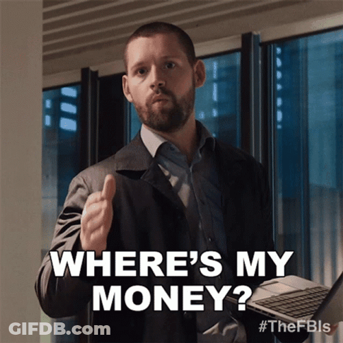 The FBI Where's My Money GIF