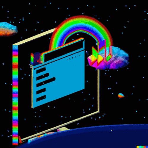 The Files Are In The Computer Bad Bunny Pixel GIF