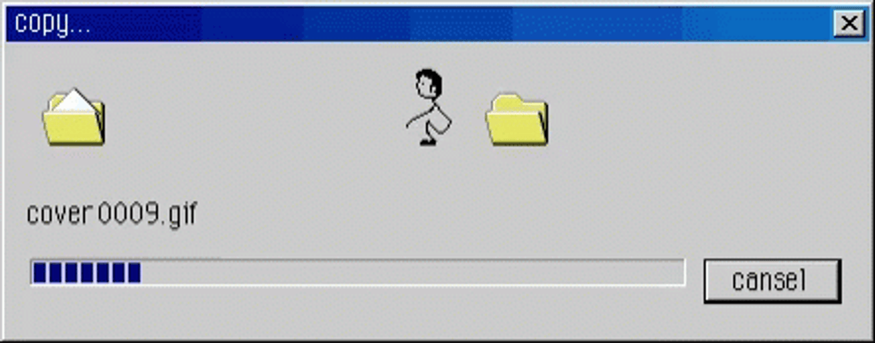 The Files Are In The Computer Cancel Command GIF