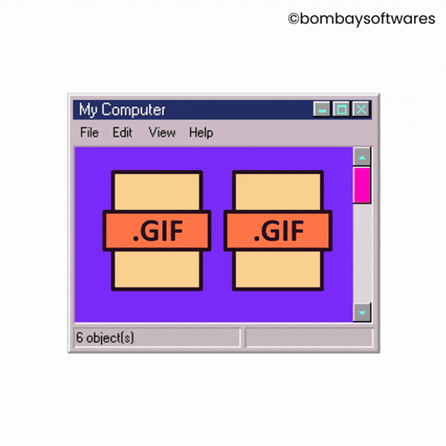 The Files Are In The Computer Trending Doodle GIF