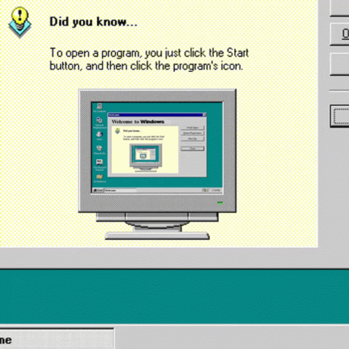 The Files Are In The Computer Windows 95 GIF