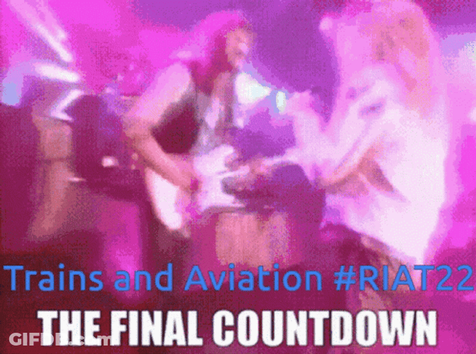 The Final Countdown Trains And Aviation GIF