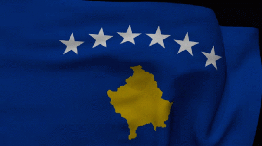 The Flag Of Kosovo GIF