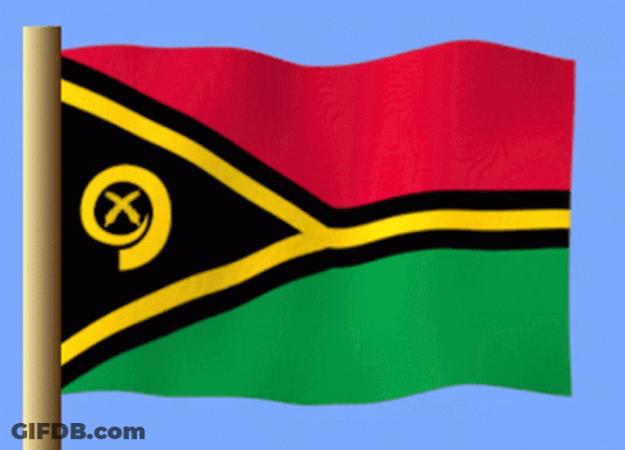 The Flag Of Vanuatu GIF