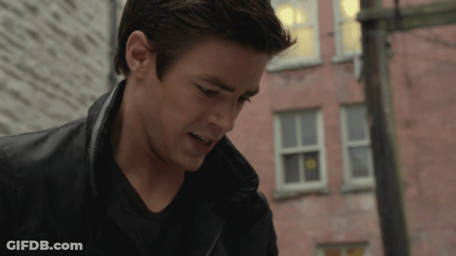 The Flash Barry Allen Shaking Hand GIF