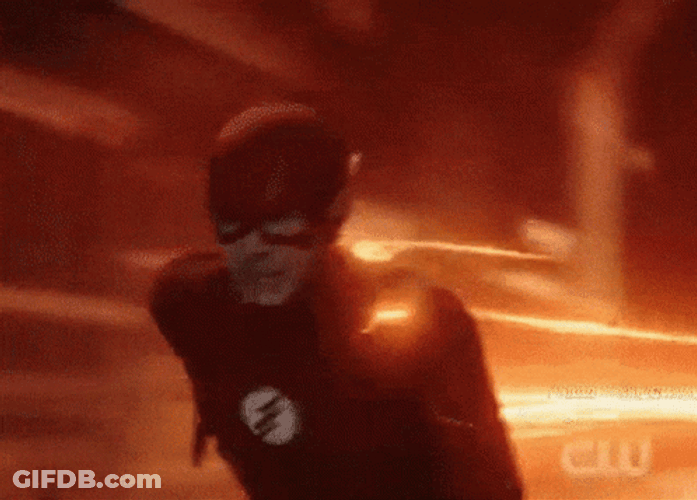 The Flash Crashng GIF
