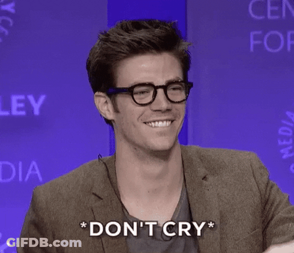 The Flash Don't Cry GIF