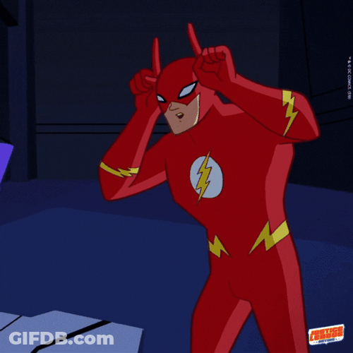 The Flash Finger Horn GIF