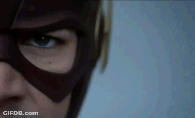 The Flash Glowing Eye GIF