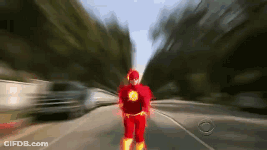 The Flash High Speed Run Fast GIF