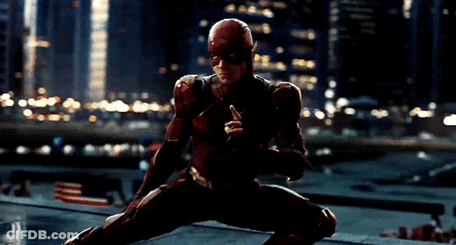 The Flash Lightning Power GIF