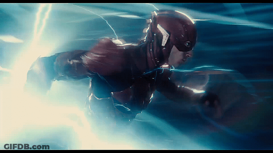 The Flash Lightning Slow Motion GIF