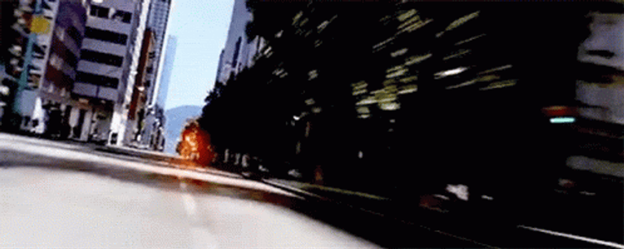 The Flash Running Speed Force City Road GIF