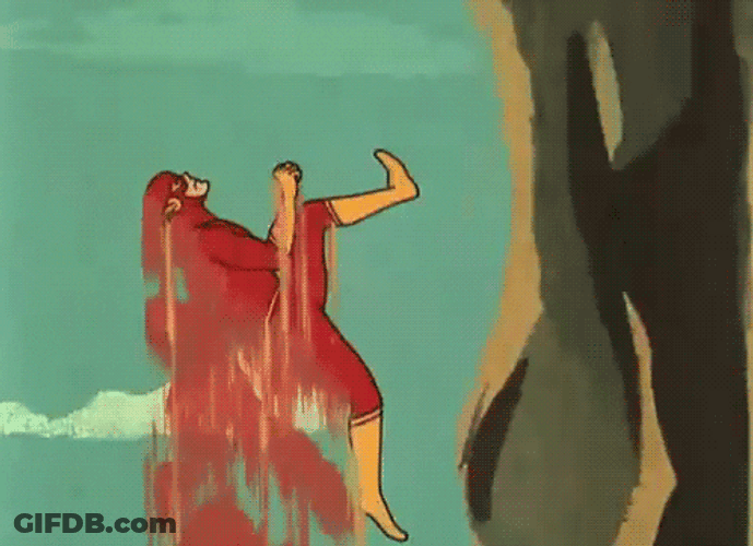 The Flash Running Up GIF