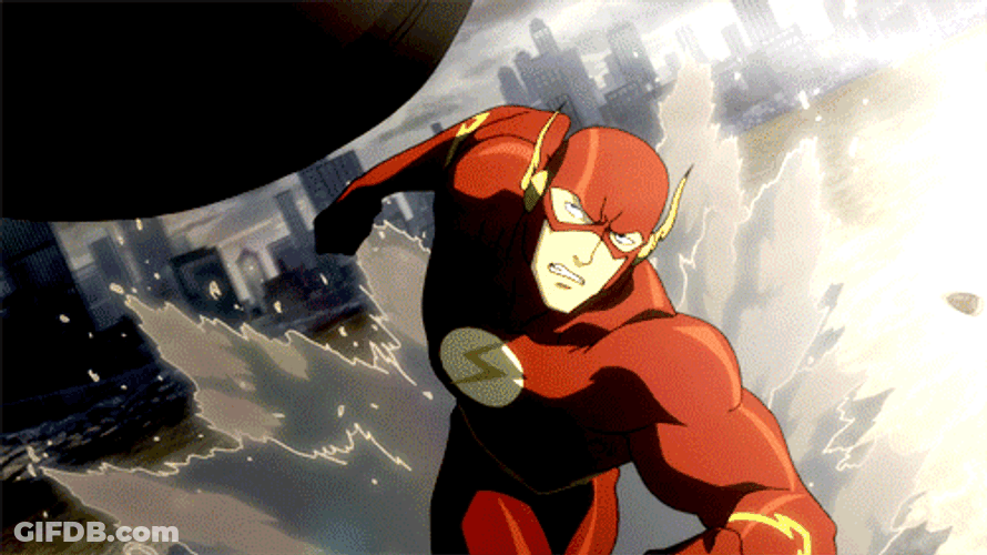 The Flash Striking Bullet GIF