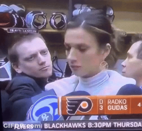 The Flyers Are Playing The Blackhawks On Thursday Night GIF