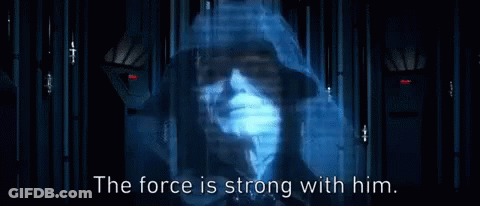 The Force Is Strong With Him GIF