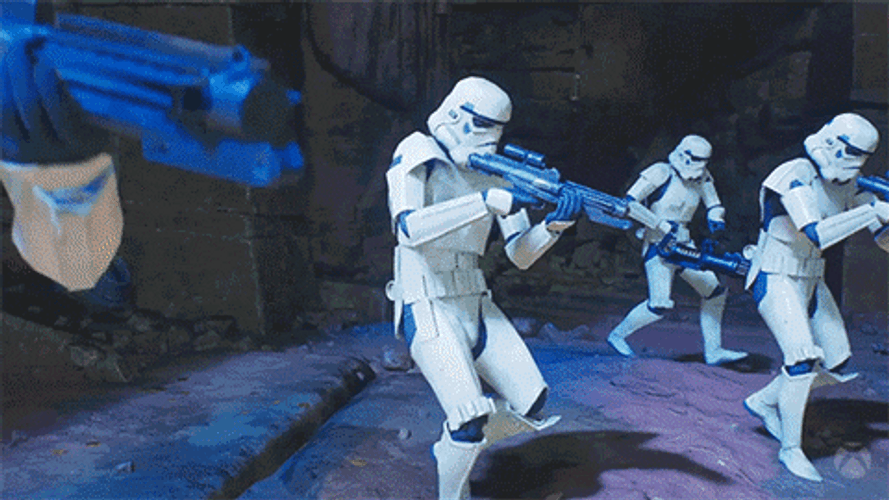The Force Is Strong With This One Lightsaber Deflect GIF