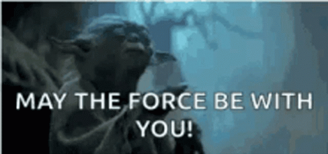 The Force Is Strong With This One Yoda Dark Forrest GIF