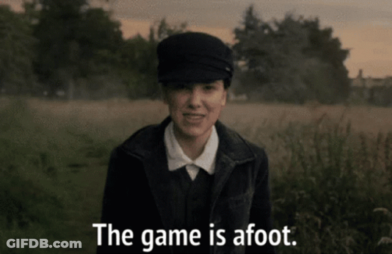 The Game Is Afoot Sherlock Holmes GIF