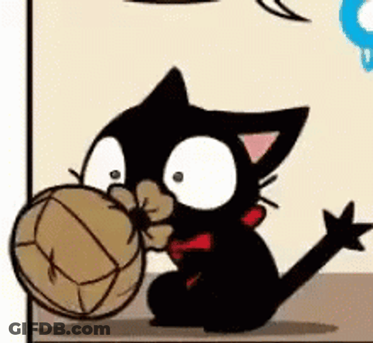 The Gamer Cat Hyperventilating GIF
