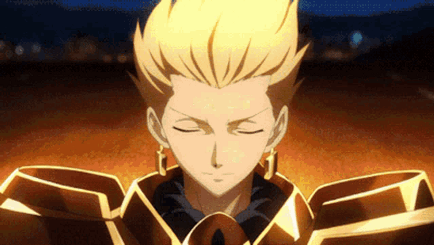 The Gilgamesh Wine King Powers GIF