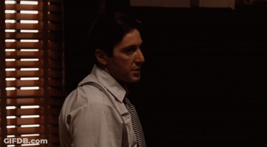 The Godfather Al Pacino Enough GIF