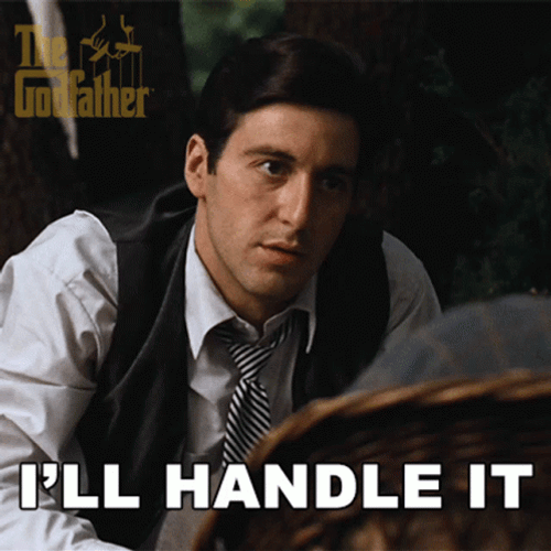 The Godfather Al Pacino I'll Handle It GIF