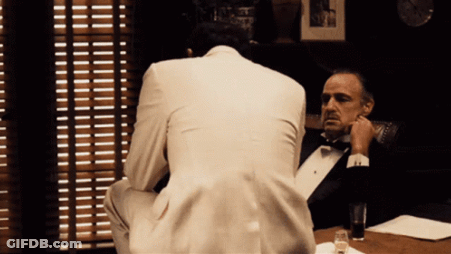 The Godfather Be A Man Scene GIF