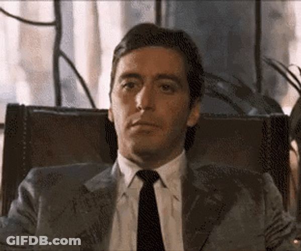 The Godfather Michael Corleone Offer Nothing GIF