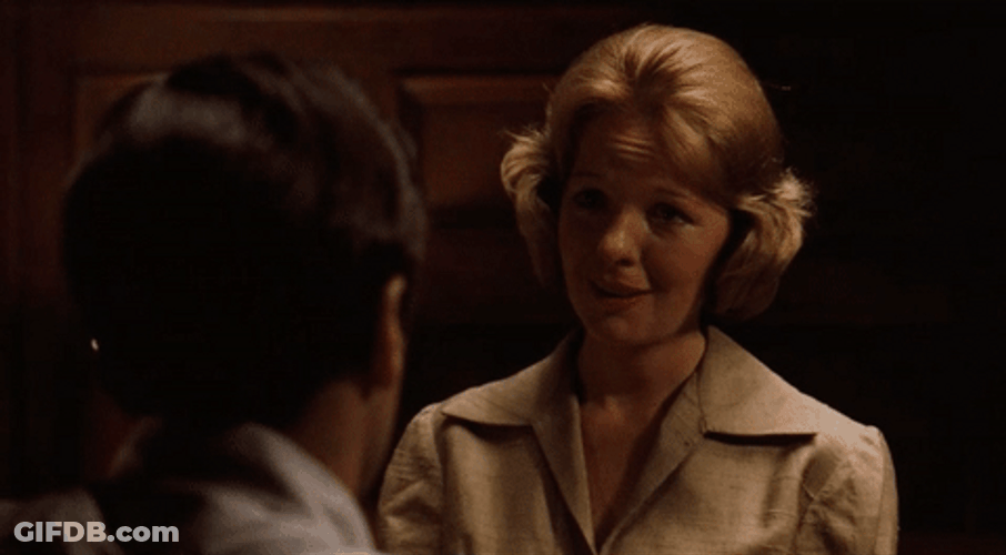 The Godfather Michael Kiss Kay GIF