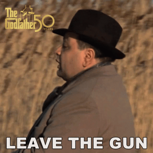 The Godfather Peter Clemenza Leave It GIF
