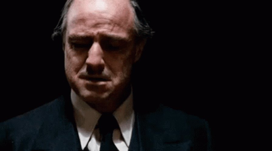 The Godfather Vito Corleone Crying GIF