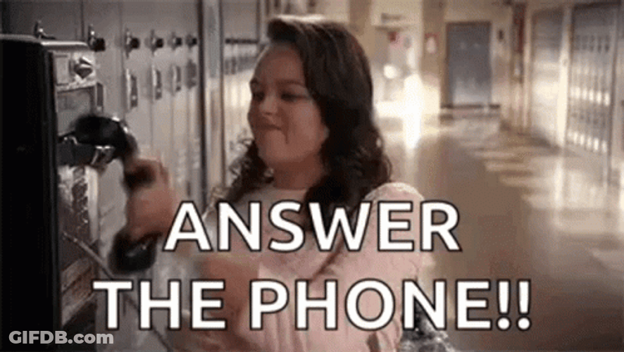 The Goldberg Sitcom Hang Up Each Other's Phone Call GIF