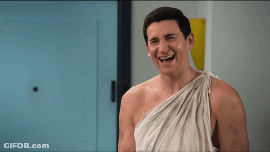 The Goldbergs Adam Laugh Cry GIF