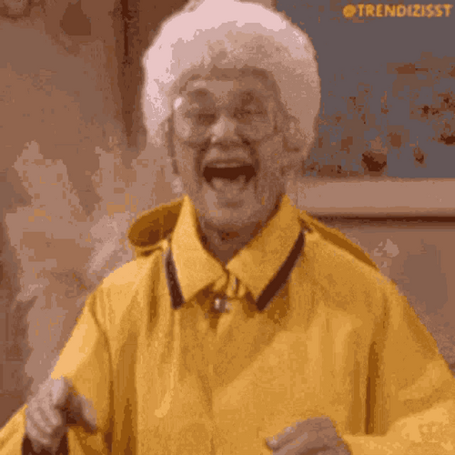 The Golden Girl Laughing Hysterically GIF