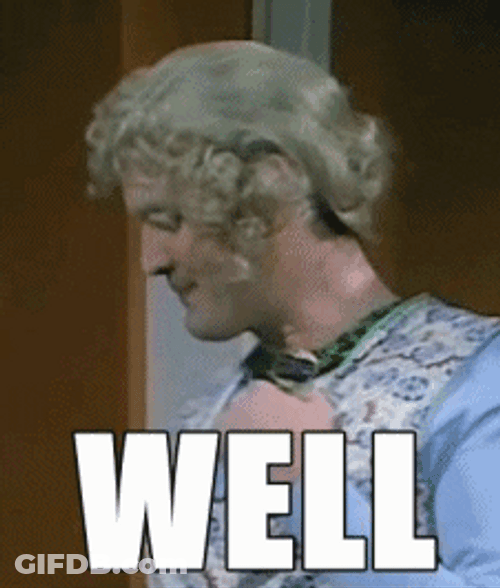 The Golden Girls Man Saying Well GIF