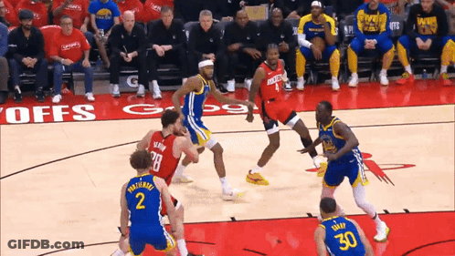 The Golden State Warriors Are Playing The Houston Rockets GIF