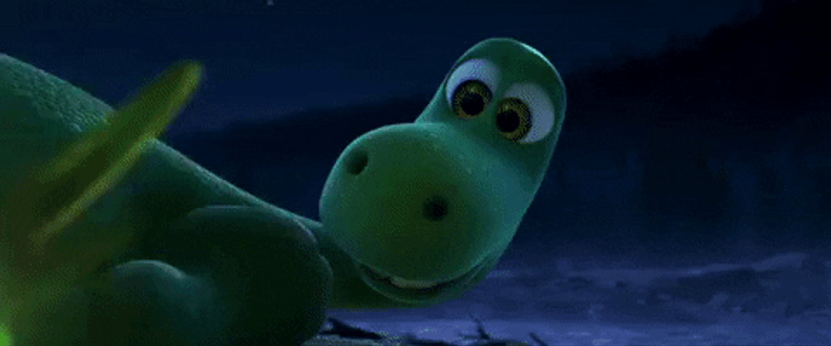 The Good Dinosaur Cross Eyed GIF