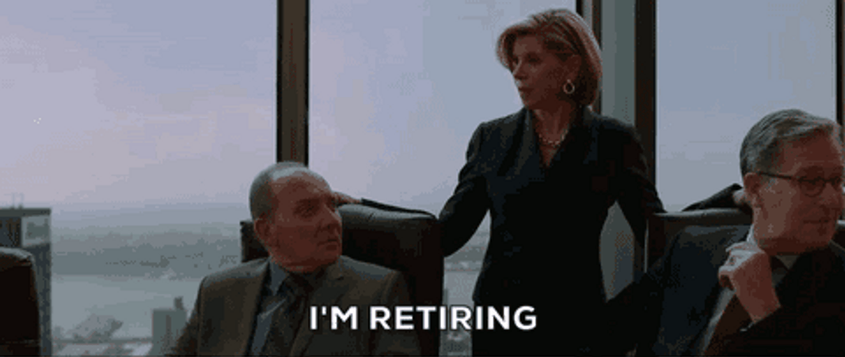 The Good Fight Christine Baranski As Diane Lockhart Announces Retirement GIF
